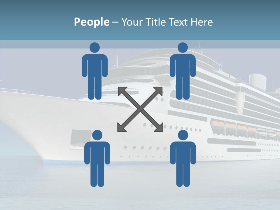 Ocean Cruise Sky PowerPoint Template