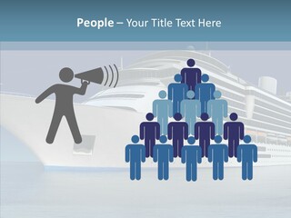 Ocean Cruise Sky PowerPoint Template