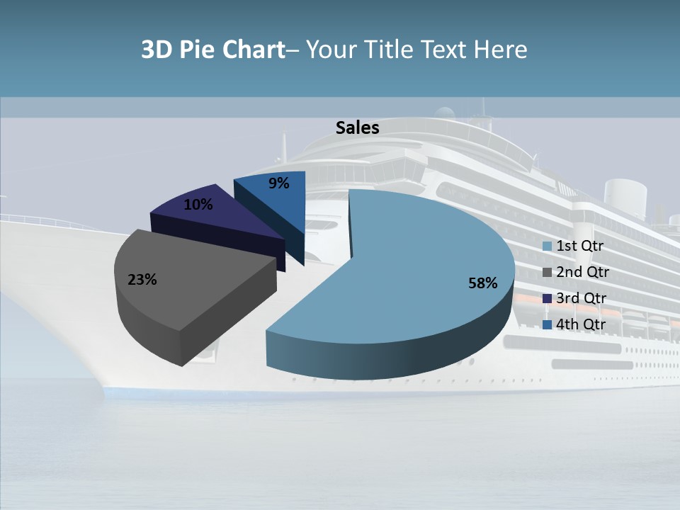 Ocean Cruise Sky PowerPoint Template