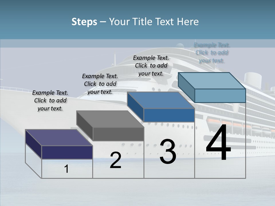 Ocean Cruise Sky PowerPoint Template