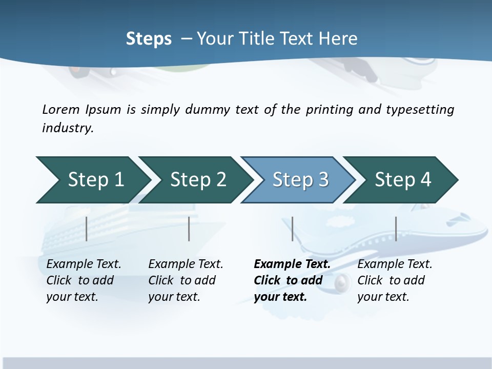 Moving Global Water PowerPoint Template
