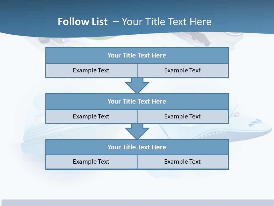 Moving Global Water PowerPoint Template