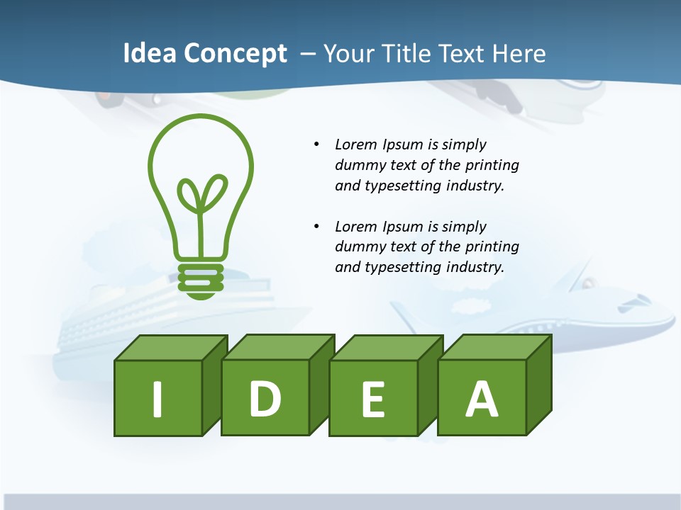Moving Global Water PowerPoint Template