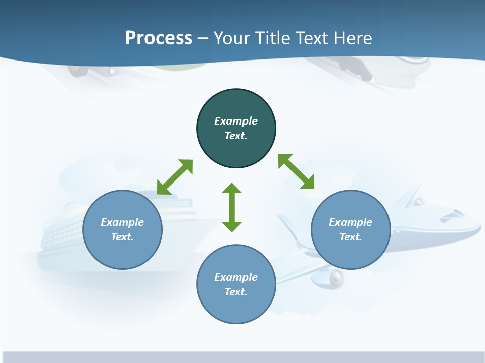 Moving Global Water PowerPoint Template