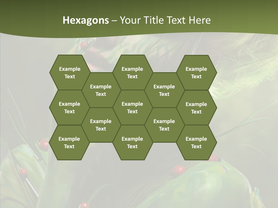 Blonde Studio Eyes PowerPoint Template