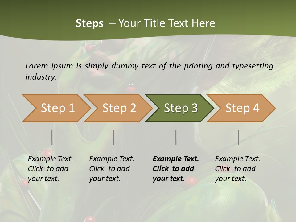 Blonde Studio Eyes PowerPoint Template