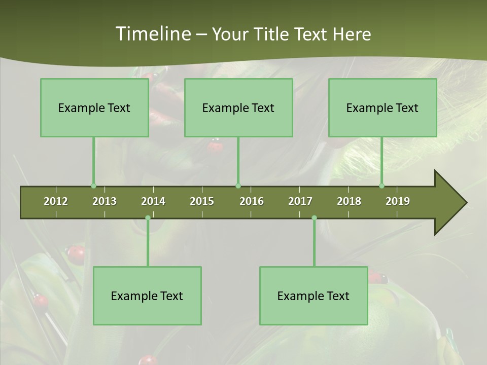 Blonde Studio Eyes PowerPoint Template