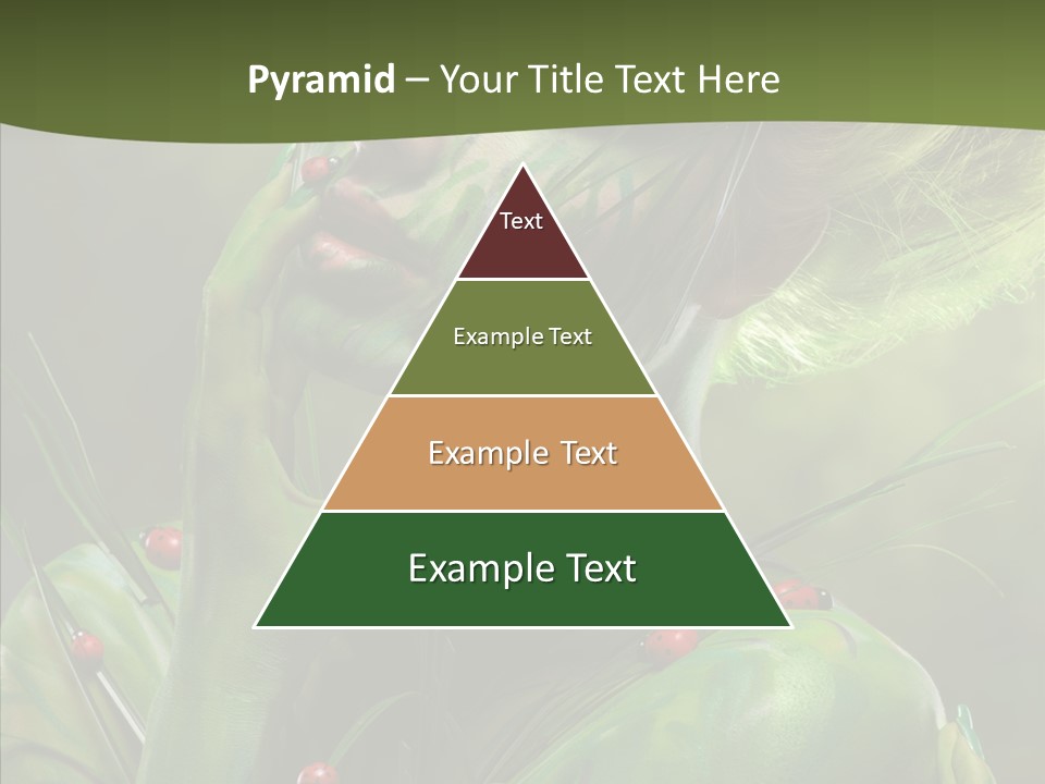 Blonde Studio Eyes PowerPoint Template