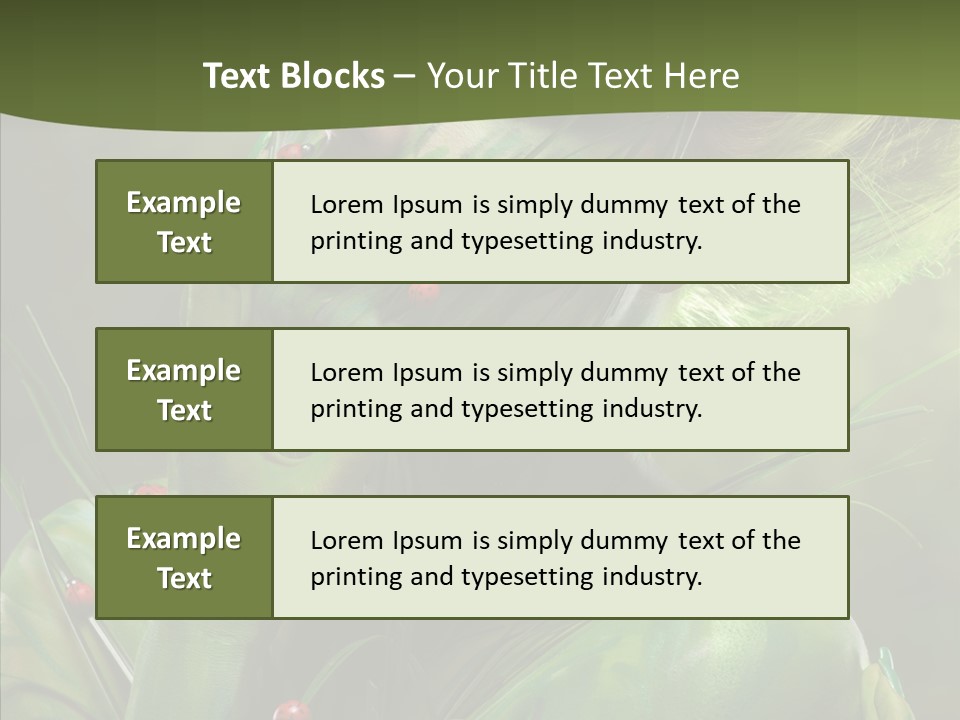 Blonde Studio Eyes PowerPoint Template