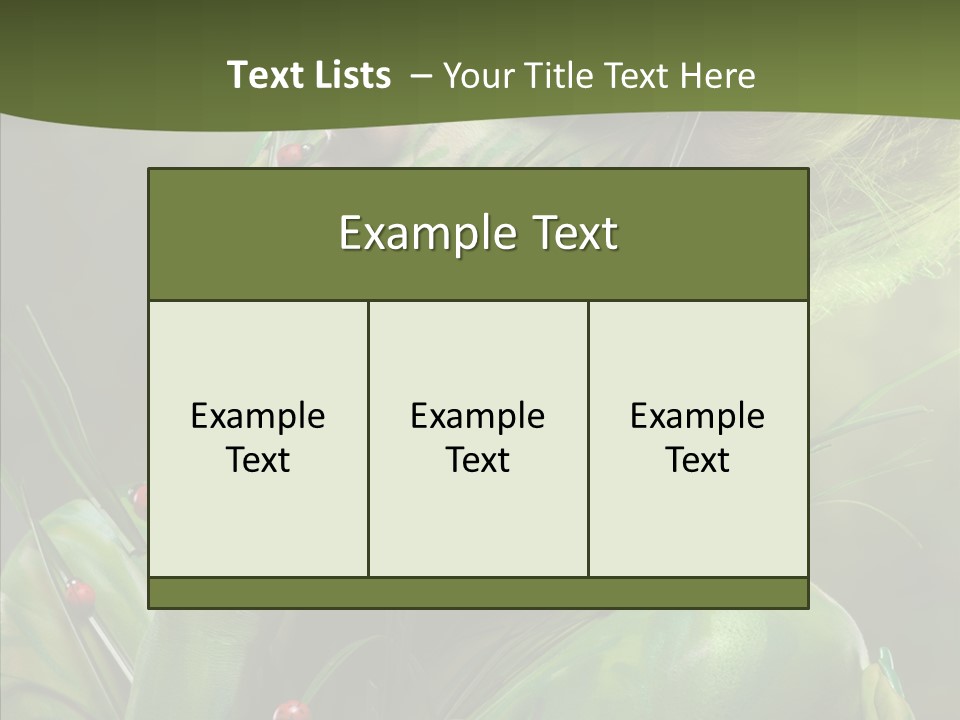 Blonde Studio Eyes PowerPoint Template