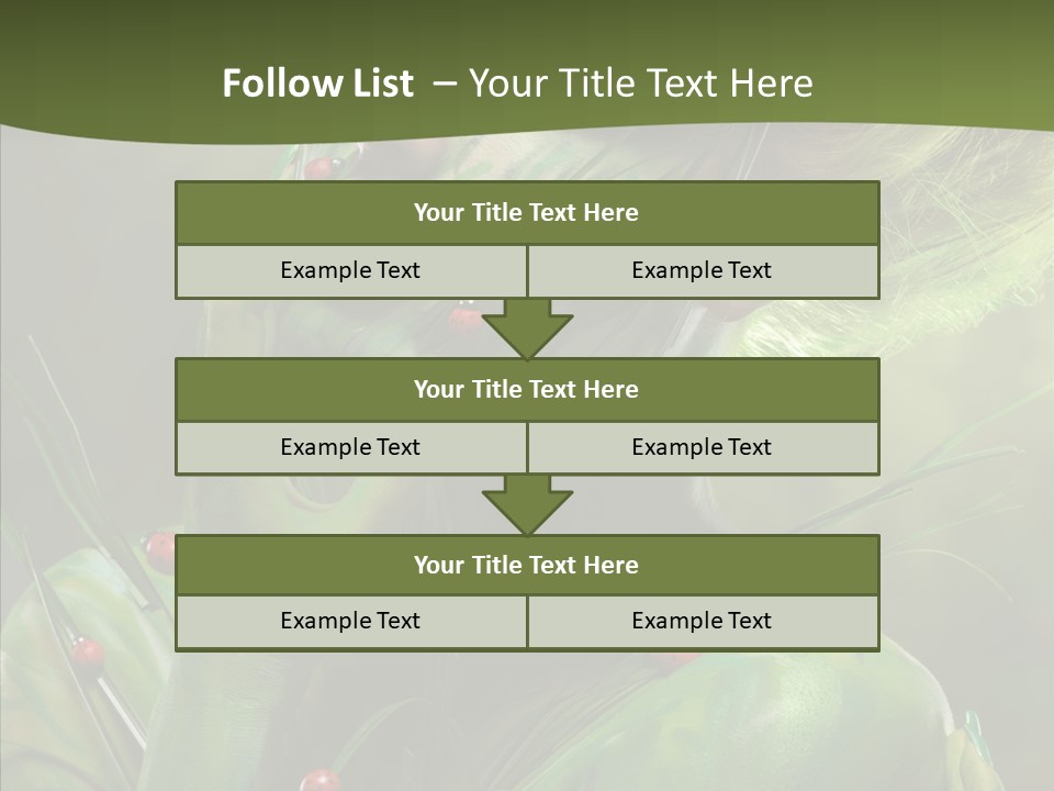 Blonde Studio Eyes PowerPoint Template