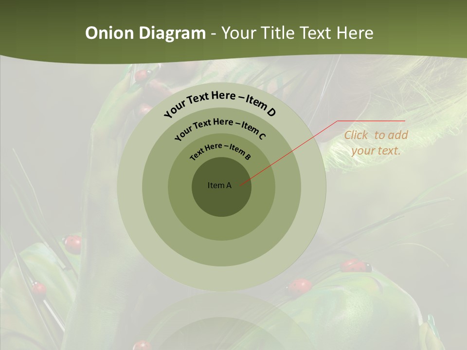 Blonde Studio Eyes PowerPoint Template