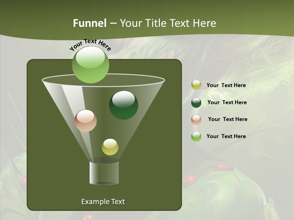 Blonde Studio Eyes PowerPoint Template