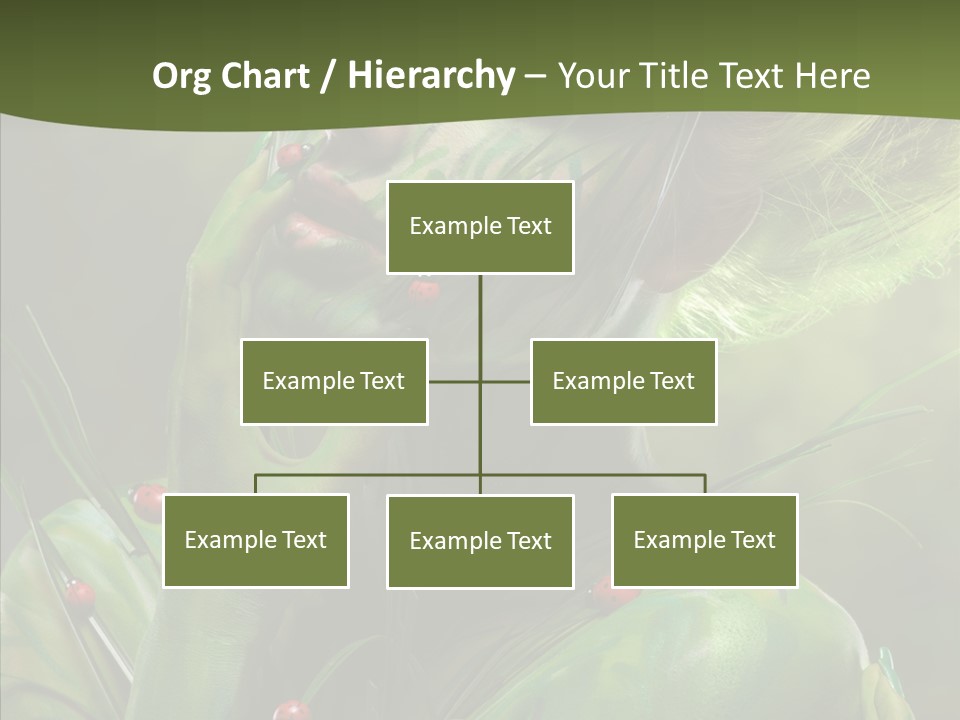 Blonde Studio Eyes PowerPoint Template