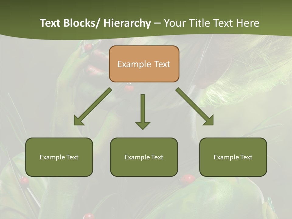 Blonde Studio Eyes PowerPoint Template