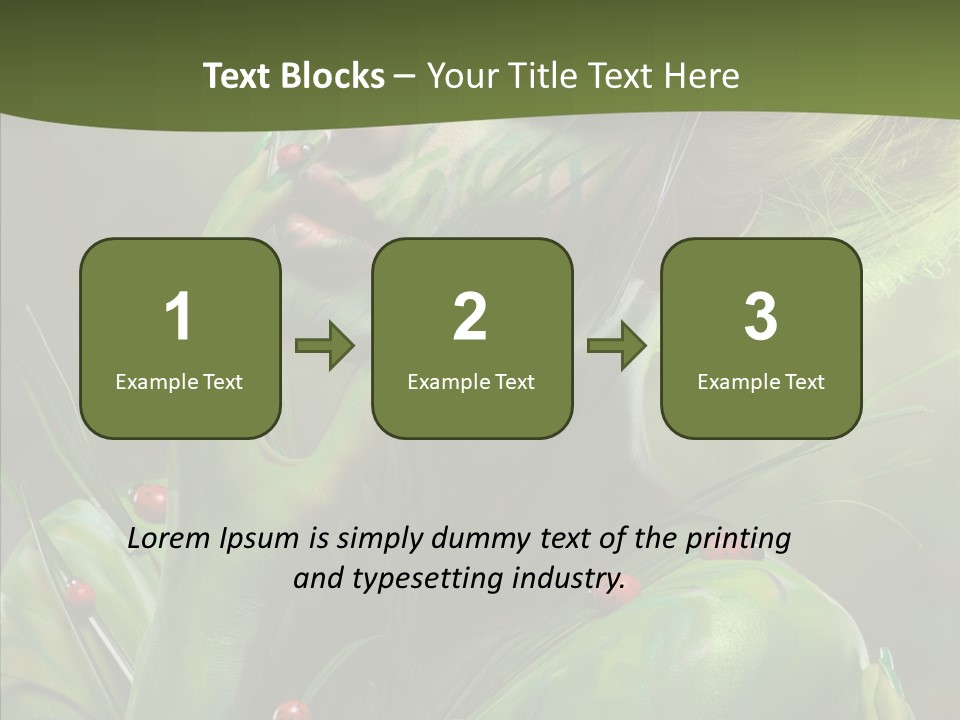 Blonde Studio Eyes PowerPoint Template