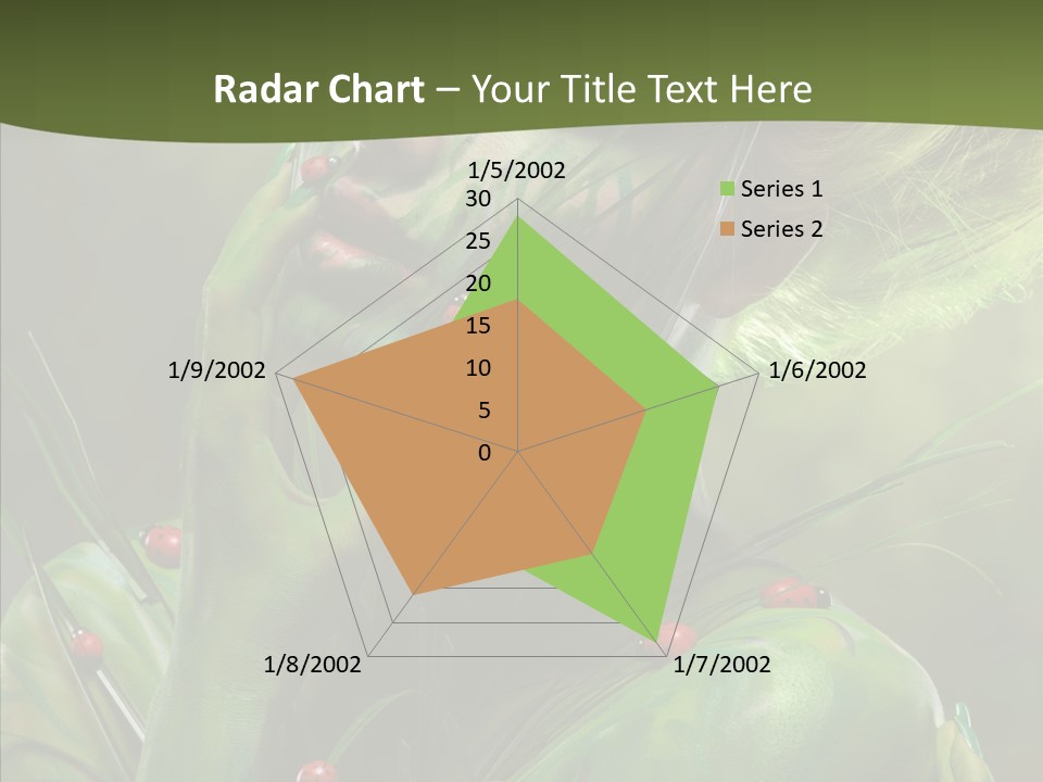 Blonde Studio Eyes PowerPoint Template