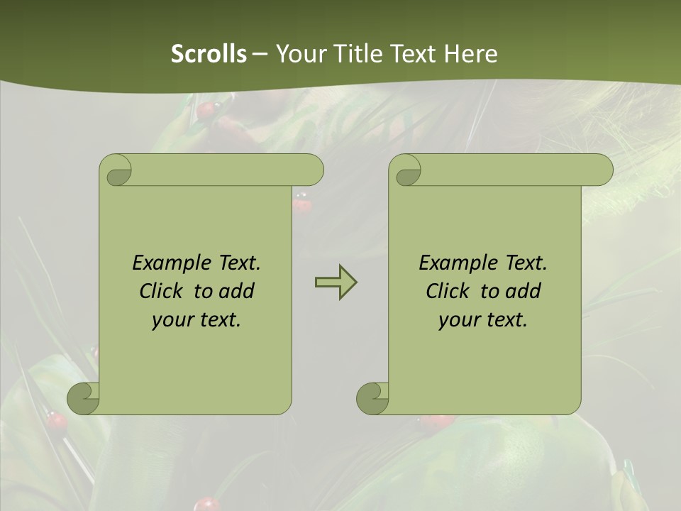 Blonde Studio Eyes PowerPoint Template