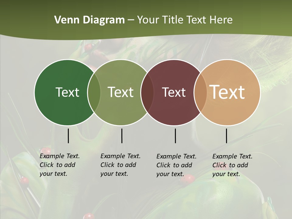 Blonde Studio Eyes PowerPoint Template