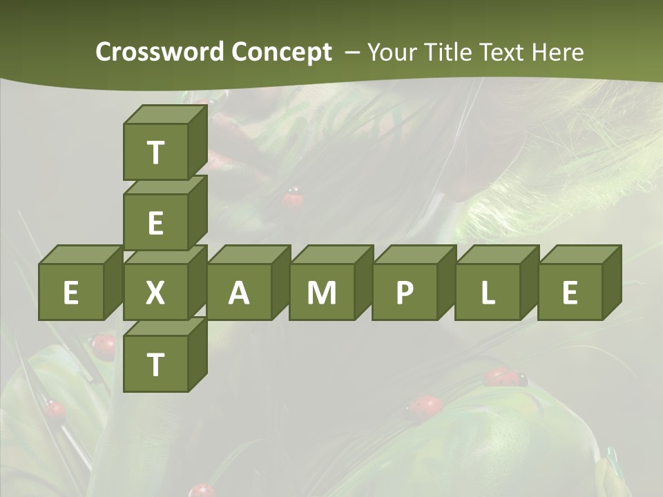 Blonde Studio Eyes PowerPoint Template