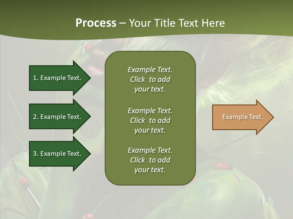 Blonde Studio Eyes PowerPoint Template
