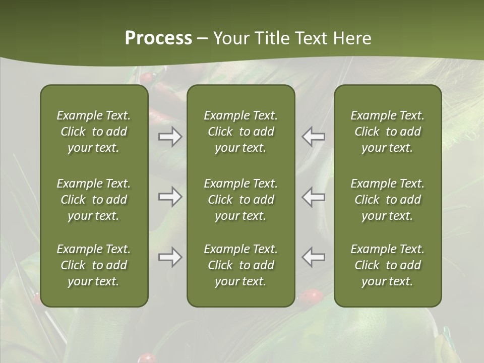 Blonde Studio Eyes PowerPoint Template