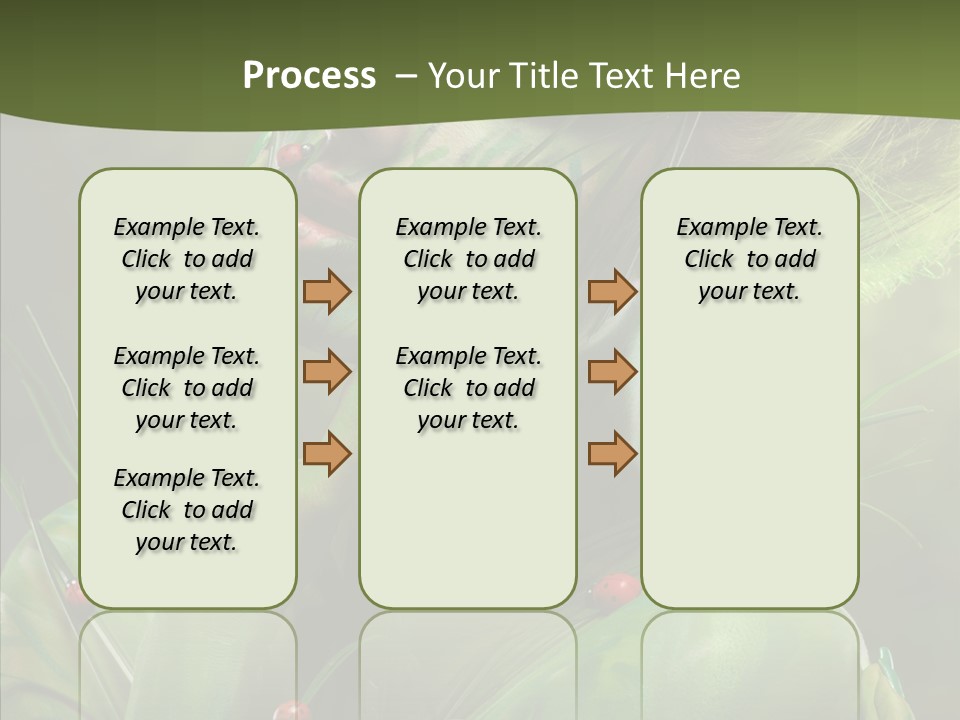 Blonde Studio Eyes PowerPoint Template