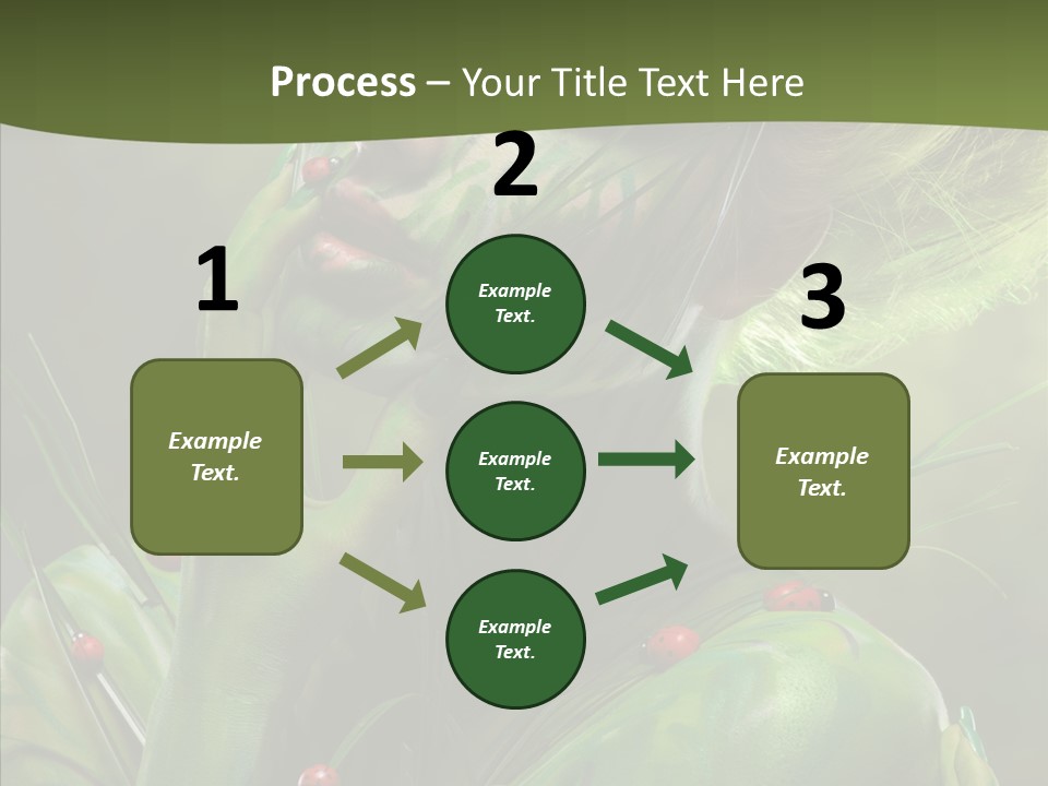 Blonde Studio Eyes PowerPoint Template