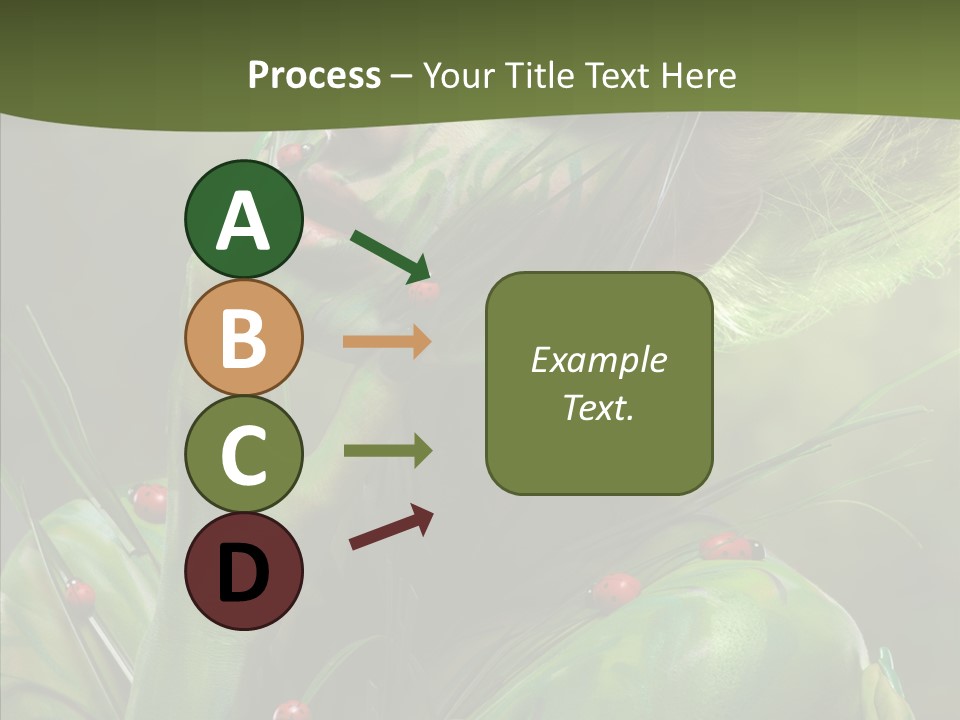 Blonde Studio Eyes PowerPoint Template