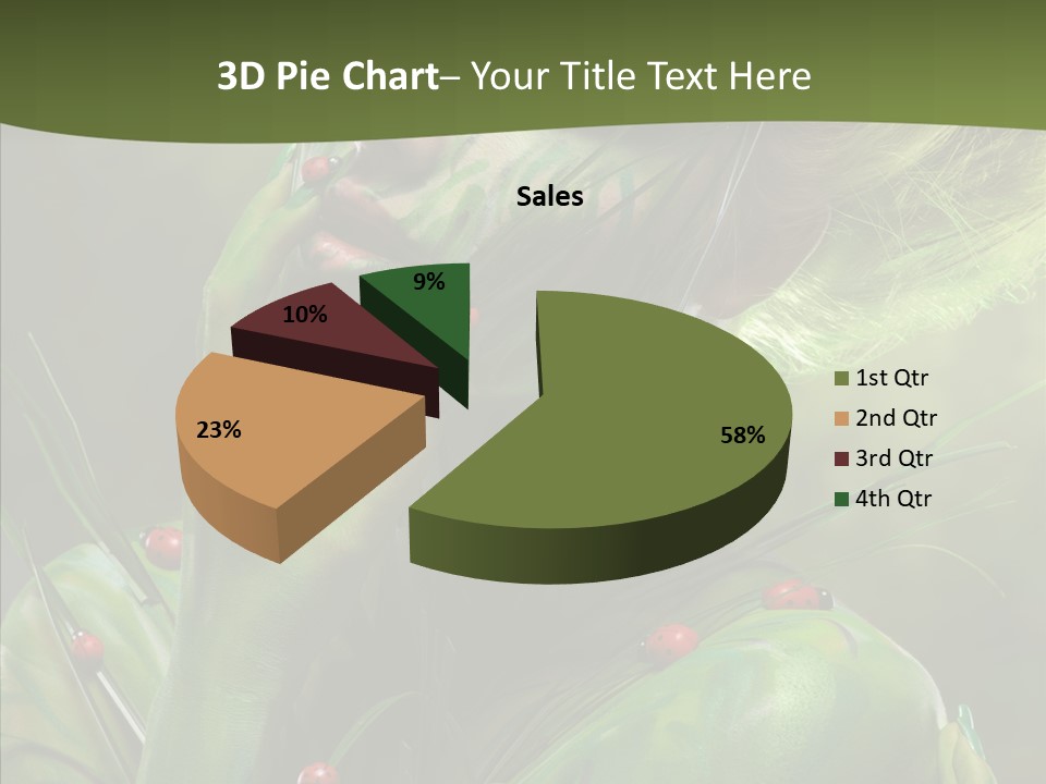 Blonde Studio Eyes PowerPoint Template