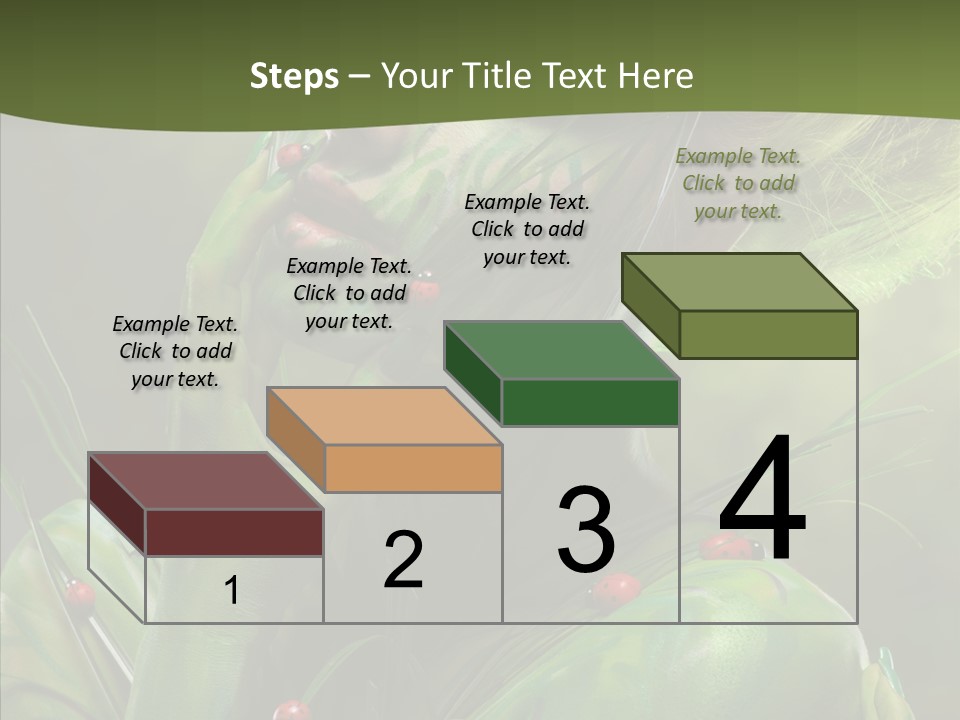 Blonde Studio Eyes PowerPoint Template