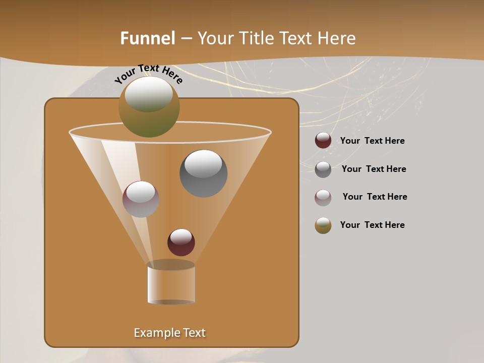 Lips Hairstyle Swarthy PowerPoint Template