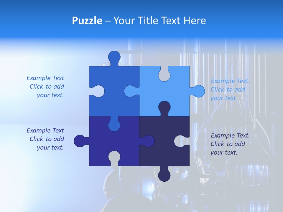 Instrument Equipment Blue PowerPoint Template