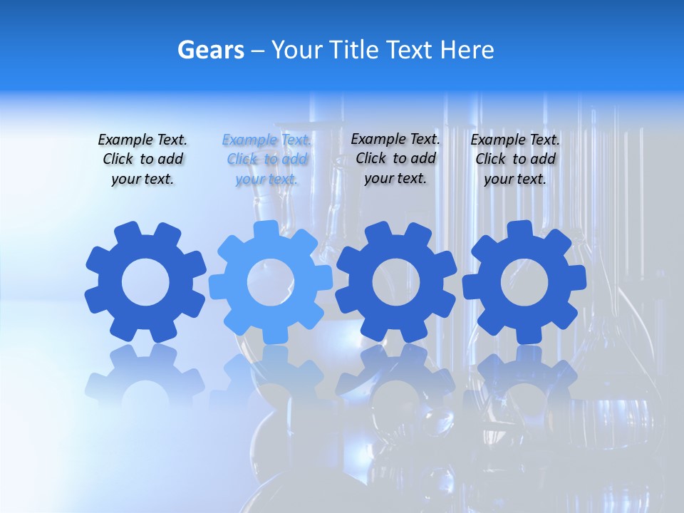 Instrument Equipment Blue PowerPoint Template