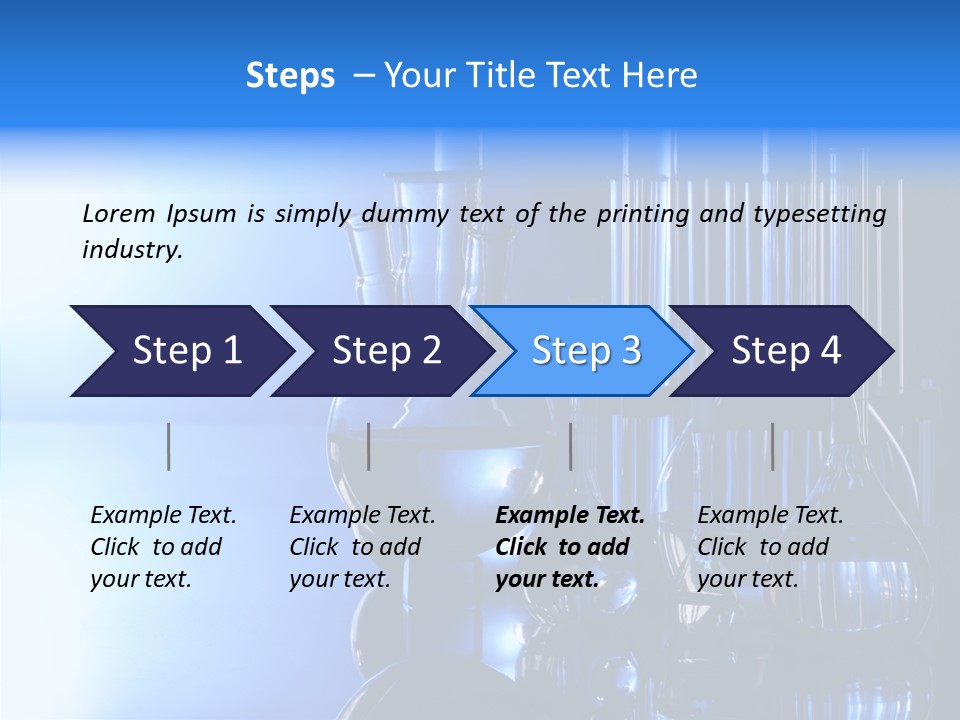 Instrument Equipment Blue PowerPoint Template