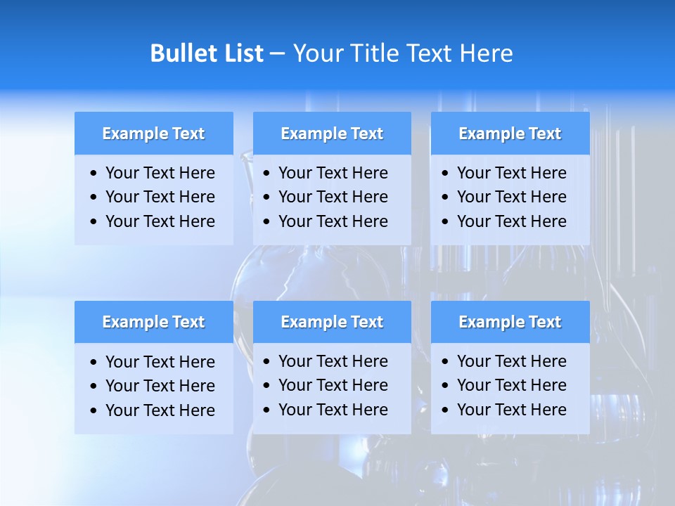 Instrument Equipment Blue PowerPoint Template