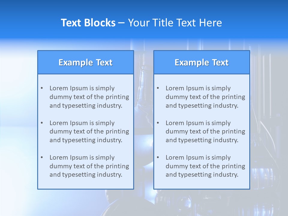 Instrument Equipment Blue PowerPoint Template