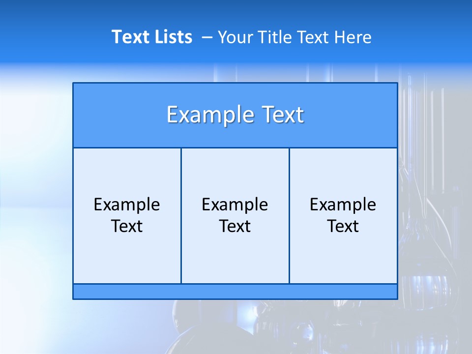 Instrument Equipment Blue PowerPoint Template