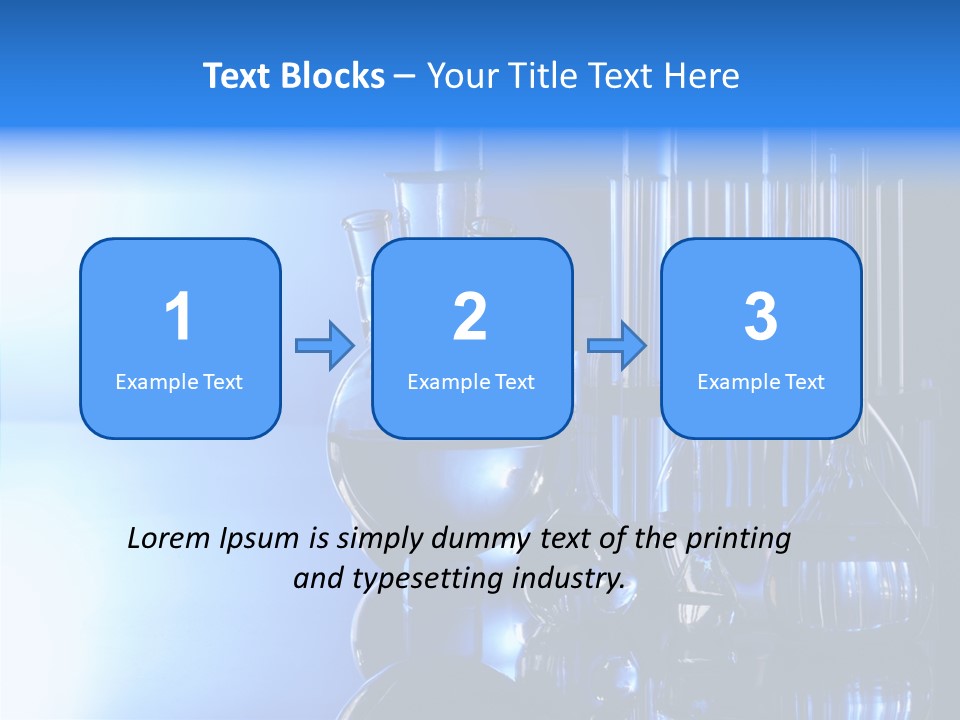 Instrument Equipment Blue PowerPoint Template
