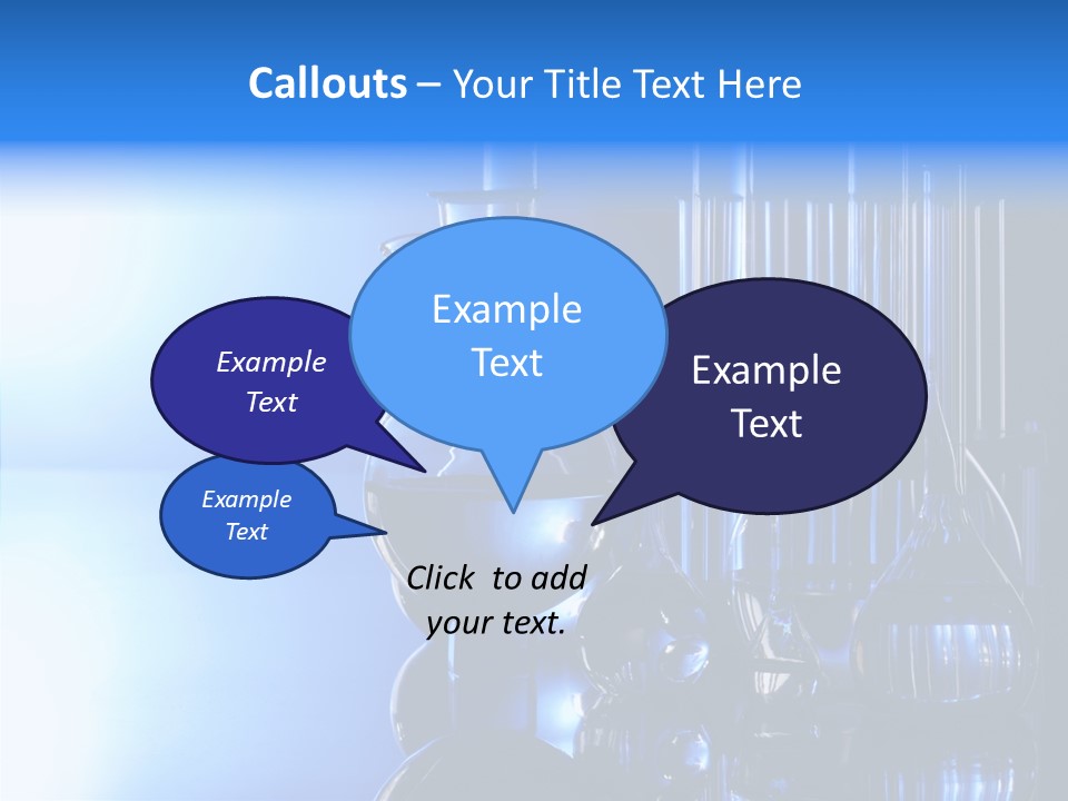 Instrument Equipment Blue PowerPoint Template