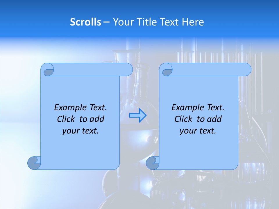 Instrument Equipment Blue PowerPoint Template