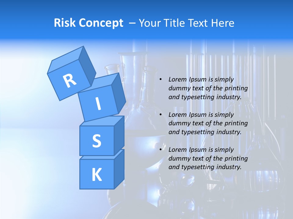 Instrument Equipment Blue PowerPoint Template