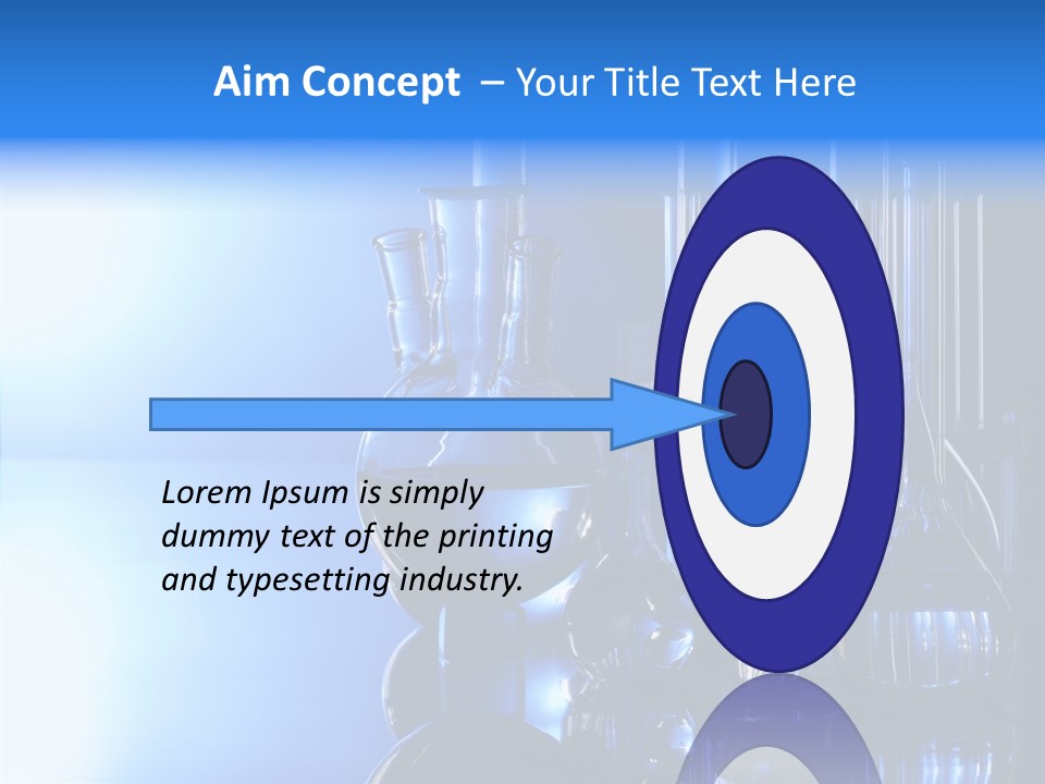 Instrument Equipment Blue PowerPoint Template