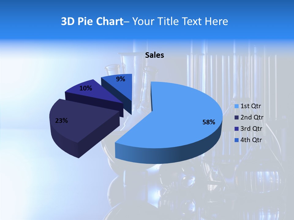 Instrument Equipment Blue PowerPoint Template