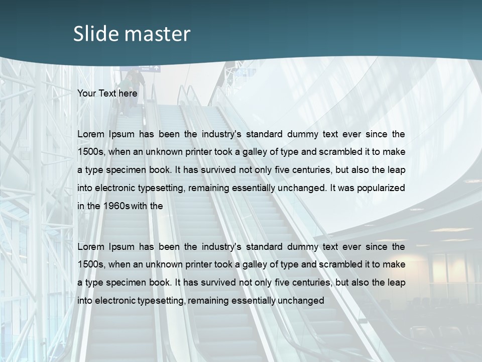 Glass Business Interior PowerPoint Template