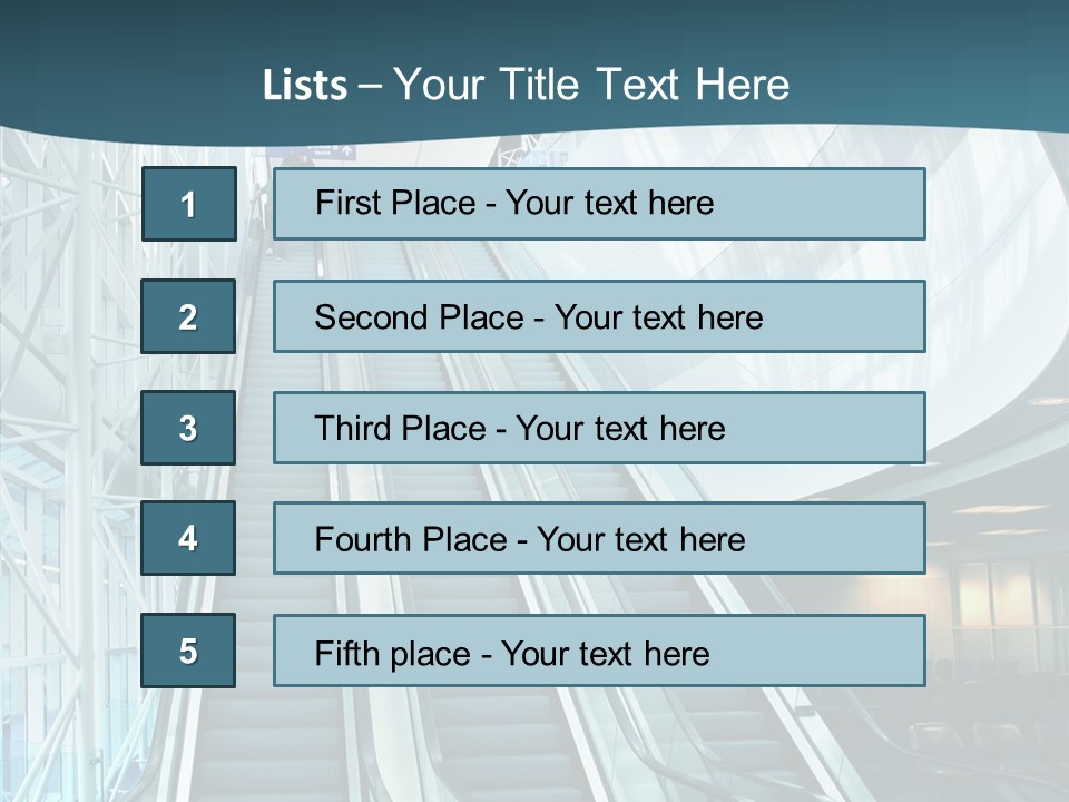 Glass Business Interior PowerPoint Template