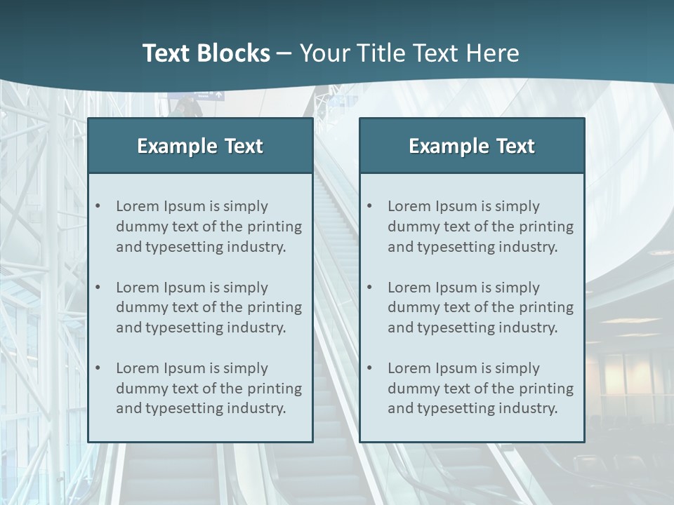 Glass Business Interior PowerPoint Template