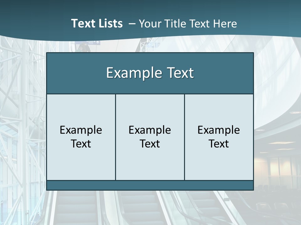 Glass Business Interior PowerPoint Template