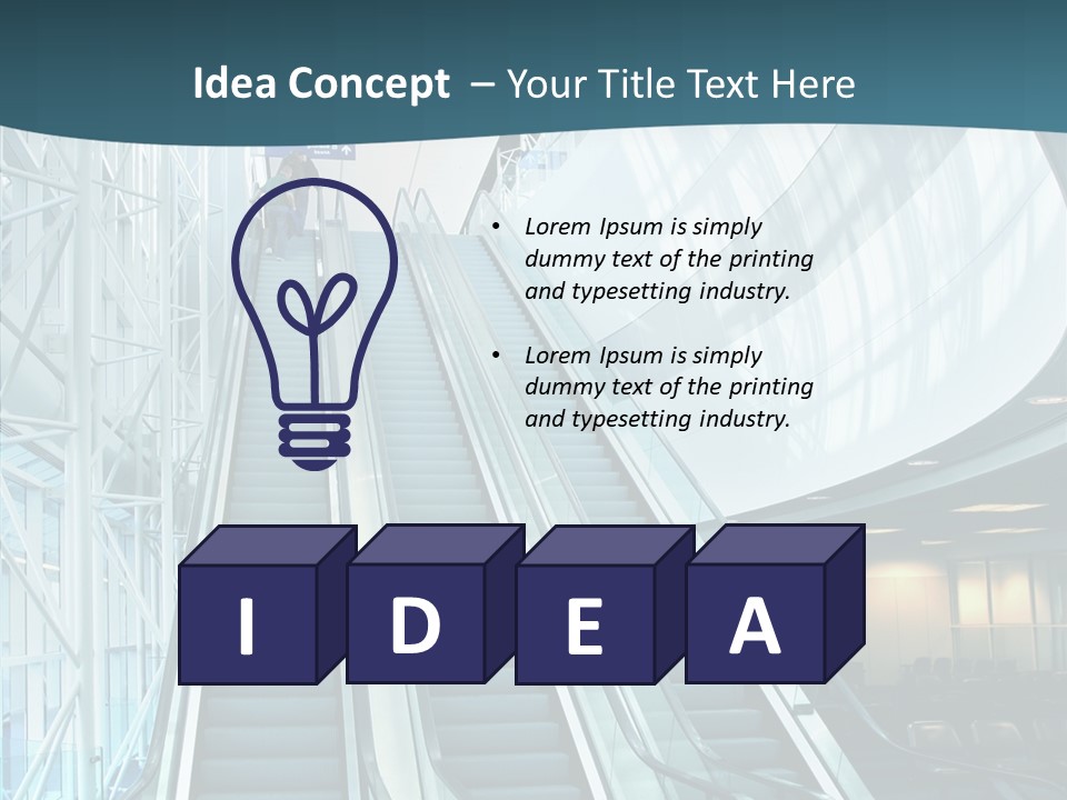 Glass Business Interior PowerPoint Template