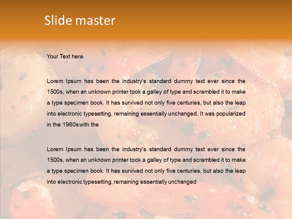 Background Seasoning Photograph PowerPoint Template